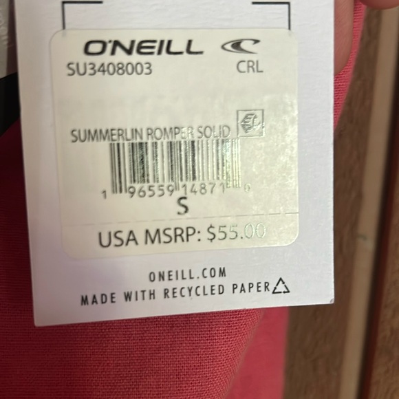 O’Neill Summerlin Romper size S - Picture 4 of 6